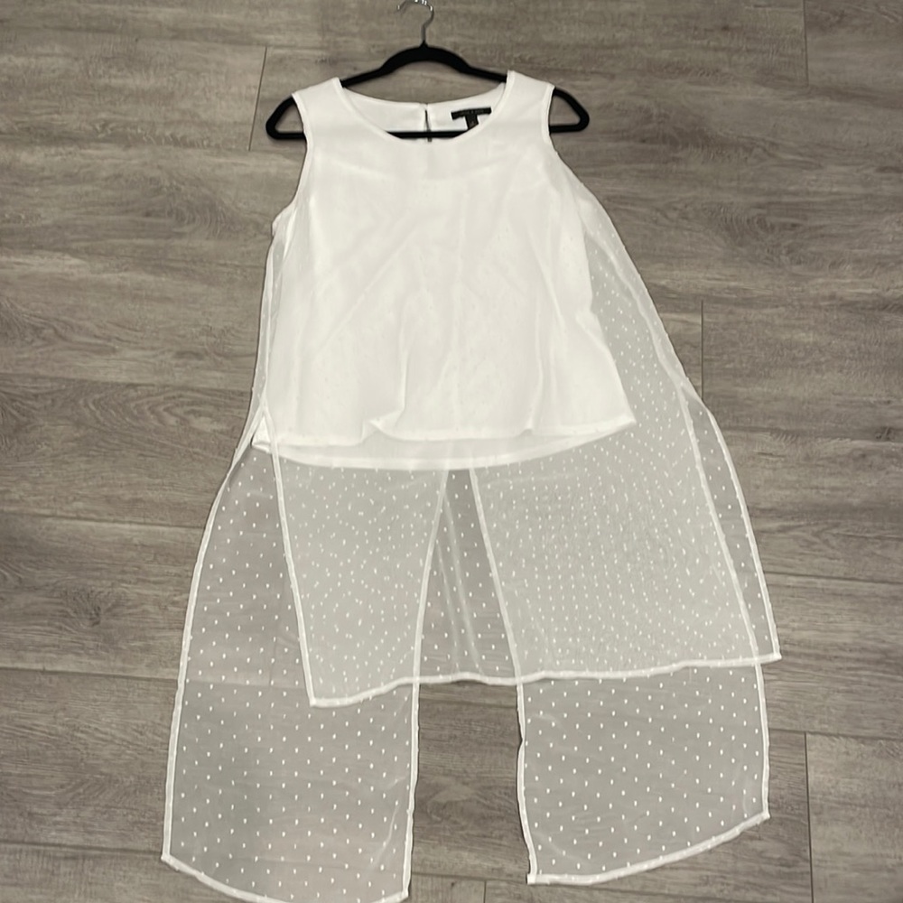 Jennie & Marlis white blouse Size Small L17